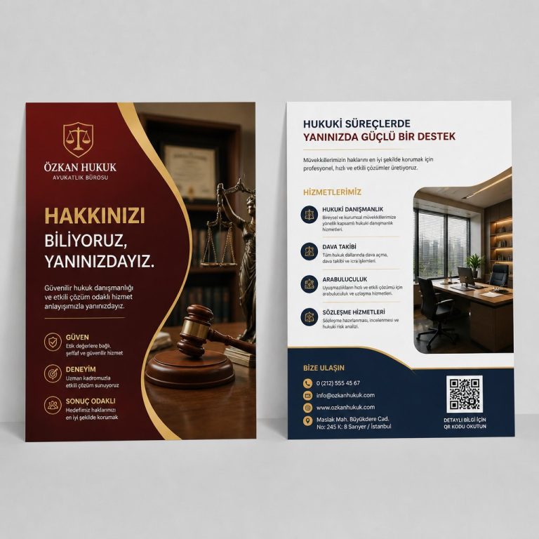AvukatlıK BüRosu Gerçek Mekân Hikâyesi Firmaya Özel Broşür Tasarımı AvukatlıK BüRosu Gerçek Mekân Hikâyesi Firmaya Özel Broşür Tasarımı