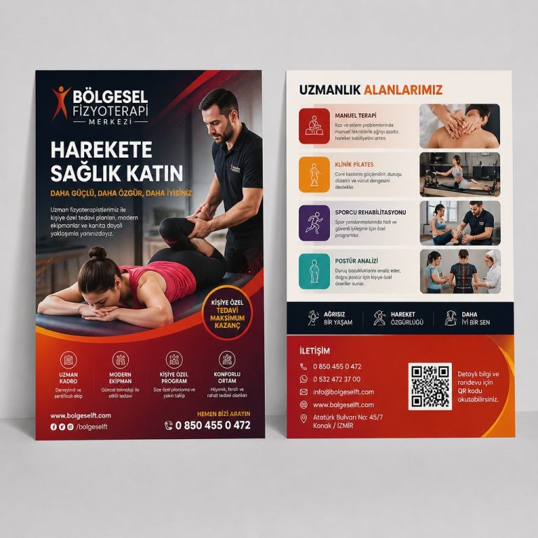 Fizyoterapi Merkezi Bölgesel Güven Firmaya Özel Broşür Tasarımı Fizyoterapi Merkezi Bölgesel Güven Firmaya Özel Broşür Tasarımı