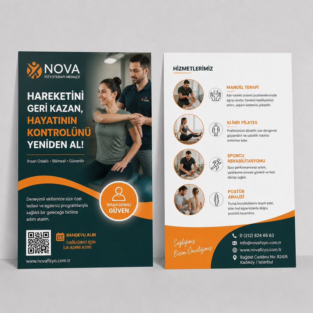 Fizyoterapi Merkezi İnsan Odaklı Güven Firmaya Özel Broşür Tasarımı 1 Fizyoterapi Merkezi İnsan Odaklı Güven Firmaya Özel Broşür Tasarımı