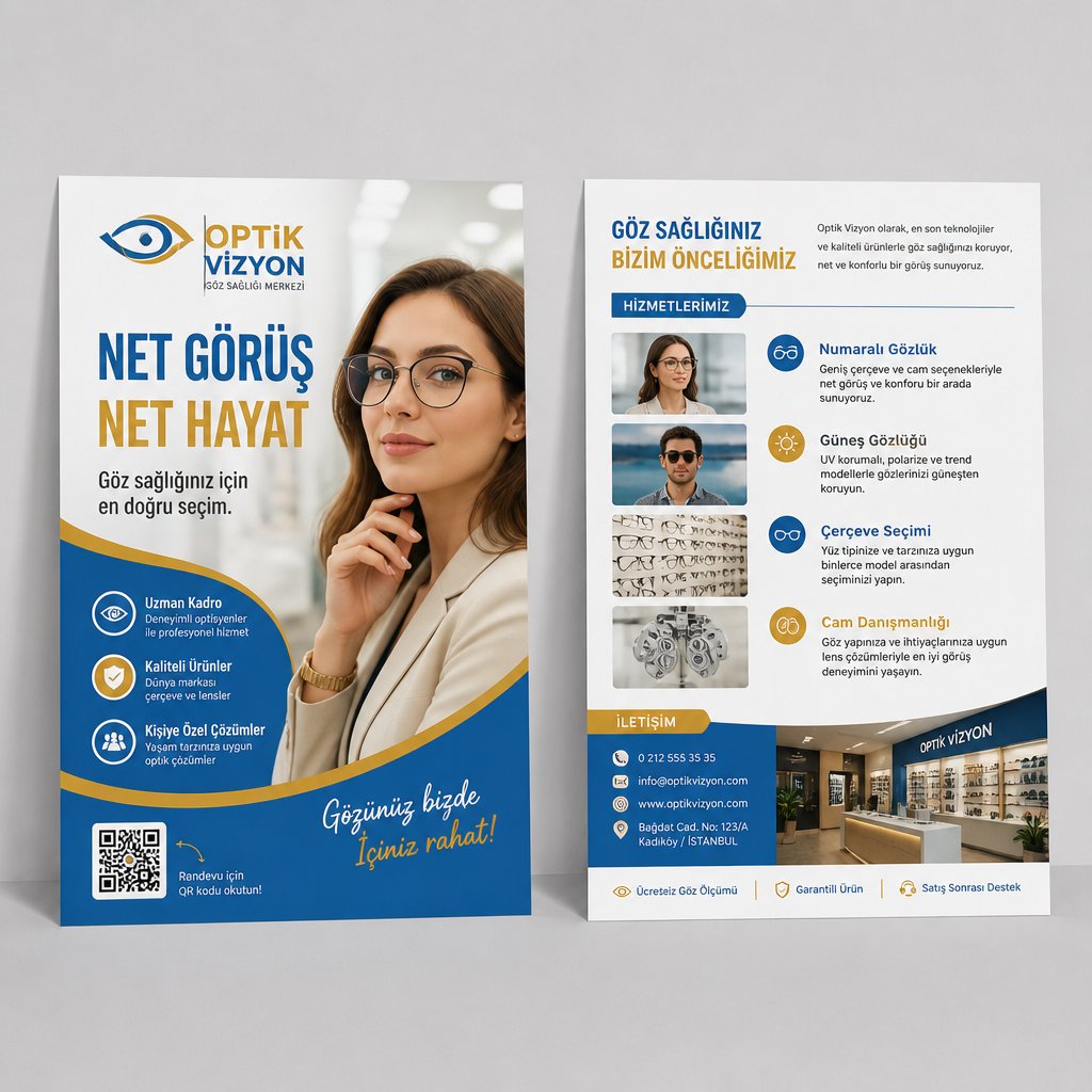 Optik MağAzası Gerçek Mekân Hikâyesi Firmaya Özel Broşür Tasarımı 1 Optik MağAzası Gerçek Mekân Hikâyesi Firmaya Özel Broşür Tasarımı