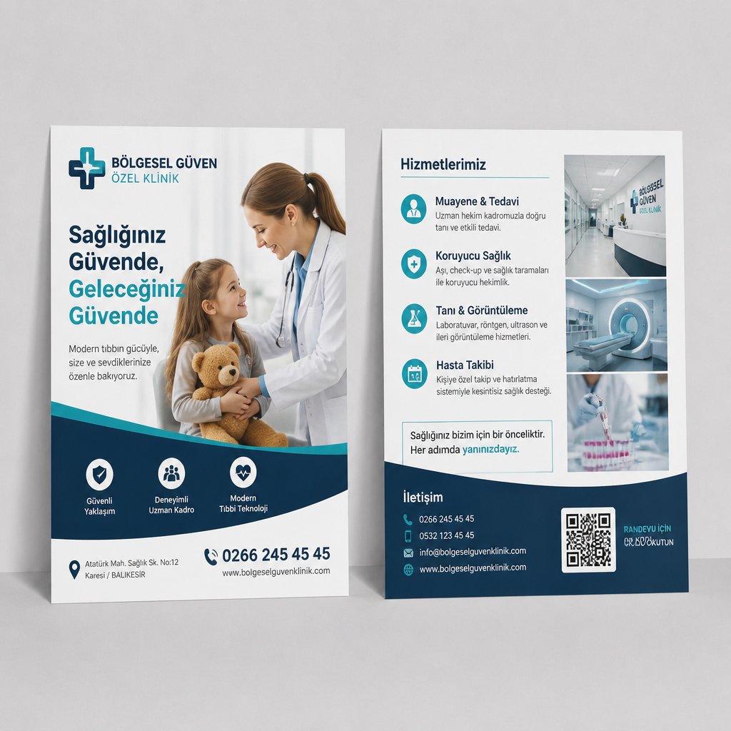öZel Klinik Bölgesel Güven Firmaya Özel Broşür Tasarımı 1 öZel Klinik Bölgesel Güven Firmaya Özel Broşür Tasarımı