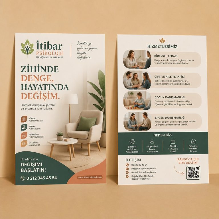 Psikolojik DanışManlıK Merkezi İtibar Çizgisi Firmaya Özel Broşür Tasarımı Psikolojik DanışManlıK Merkezi İtibar Çizgisi Firmaya Özel Broşür Tasarımı